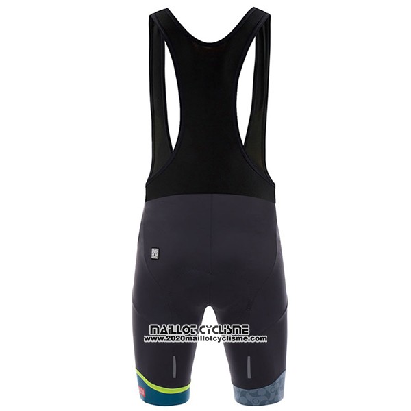 2017 Maillot Ciclismo Granada Vuelta Espana Bleu Manches Courtes et Cuissard
